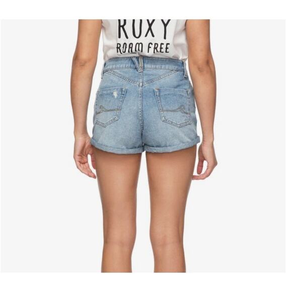 Roxy Button Fly High Rise Shorts Size 28 - Picture 10 of 10